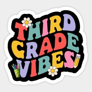 Third Grade Back To School 3rd Grade Team 1st Day Sticker